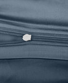 Bambusängkläder i gråblått från Bambuni