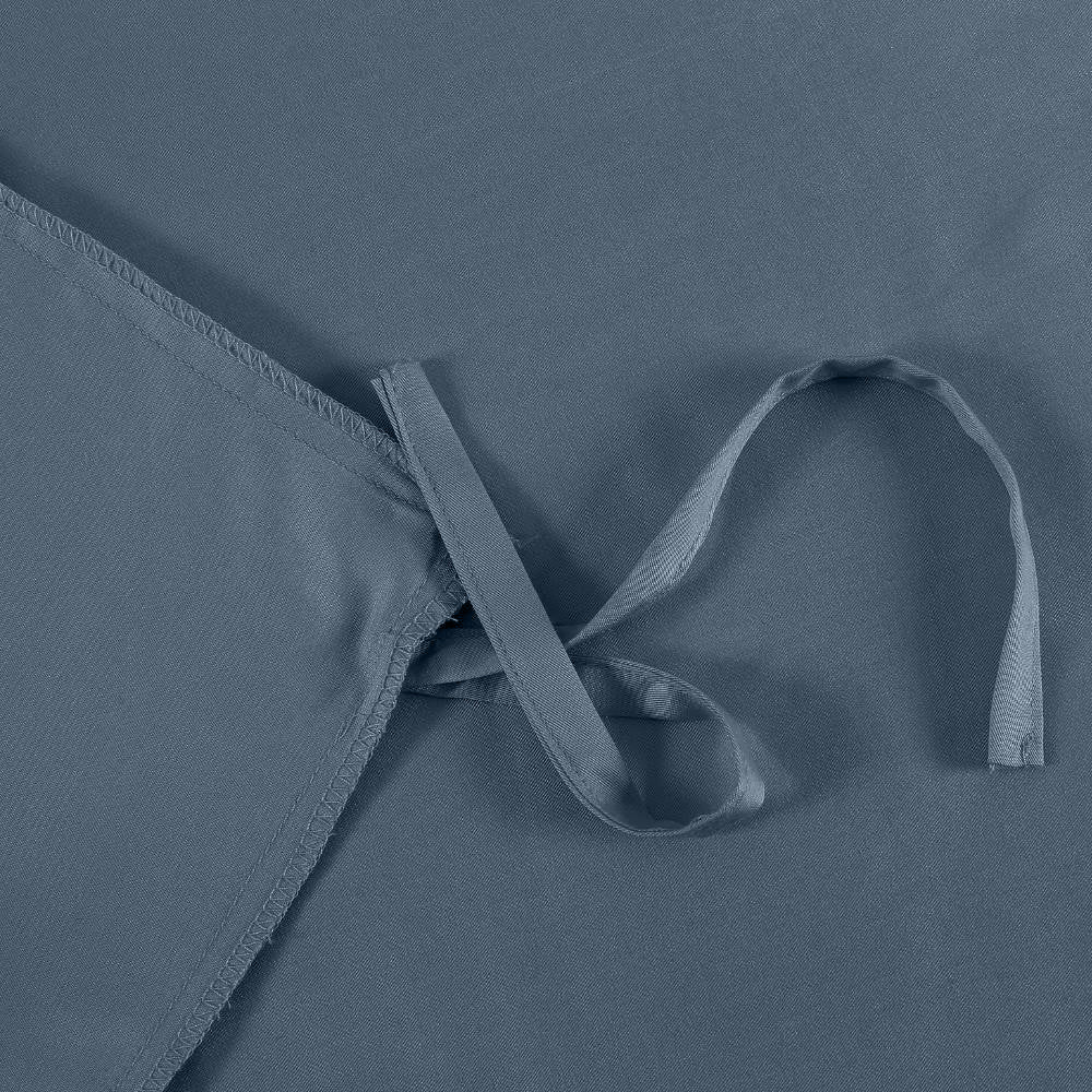 Bambusängkläder i gråblått från Bambuni