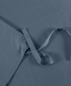 Bambusängkläder i gråblått från Bambuni