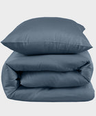 Bambusängkläder i gråblått från Bambuni