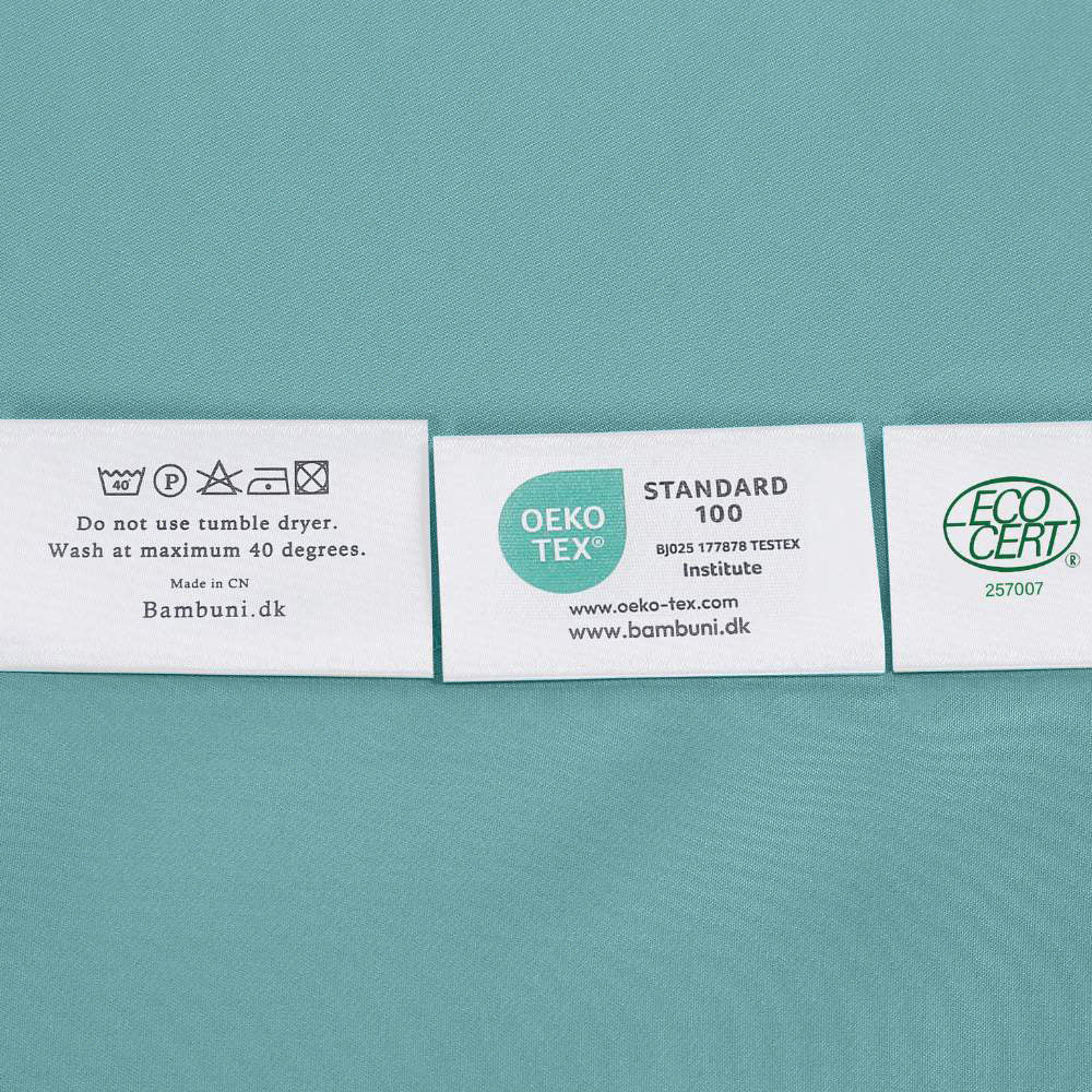 Bambusängkläder i havsblått från Bambuni