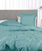 Bambusängkläder i havsblått från Bambuni