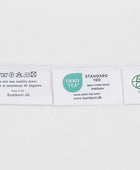 Bambusängkläder i vitt från Bambuni