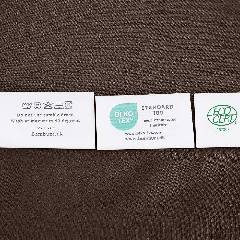 Brunt bambusängkläder från Bambuni