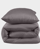 Bambusängkläder i antracitgrått från Bambuni