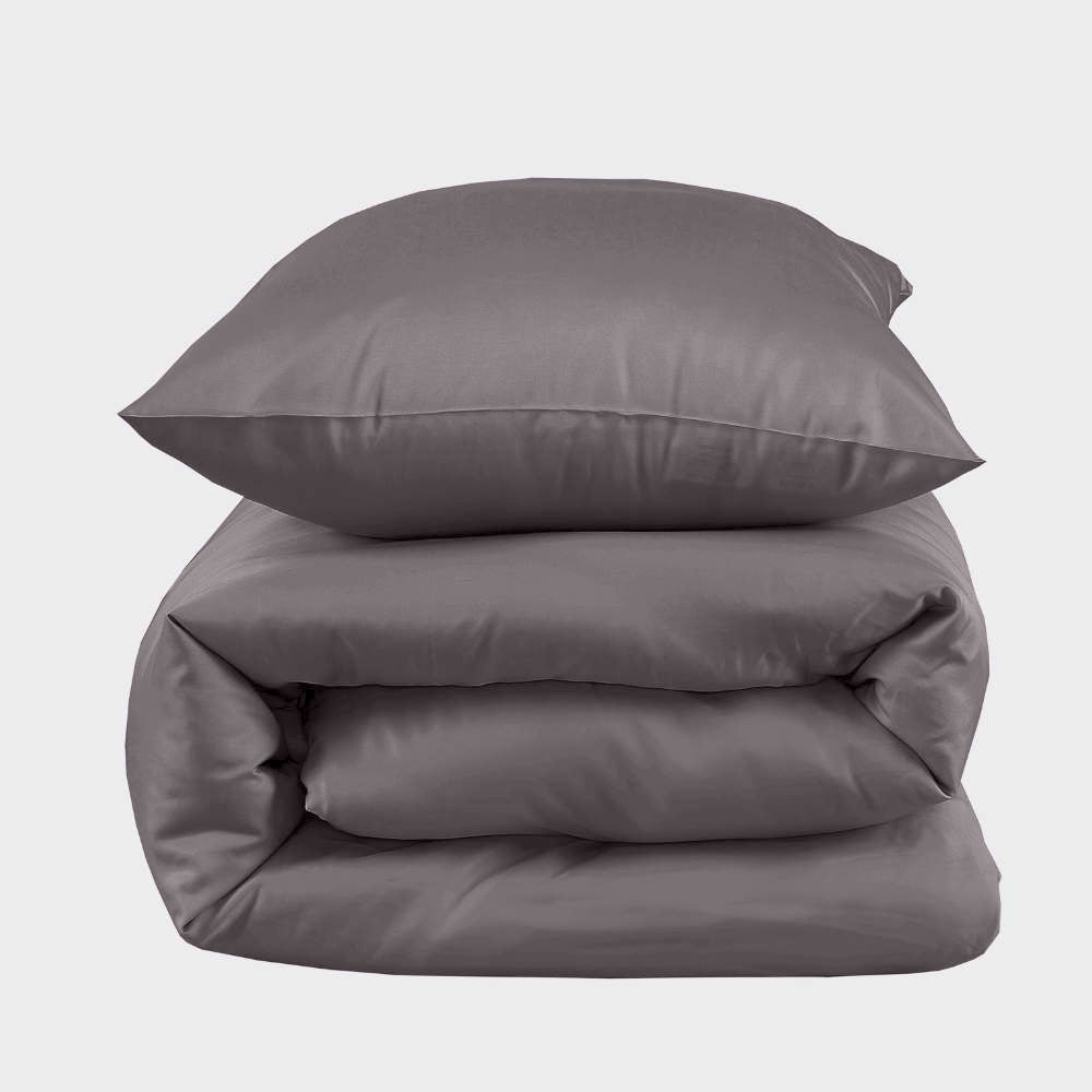 Bambusängkläder i antracitgrått från Bambuni