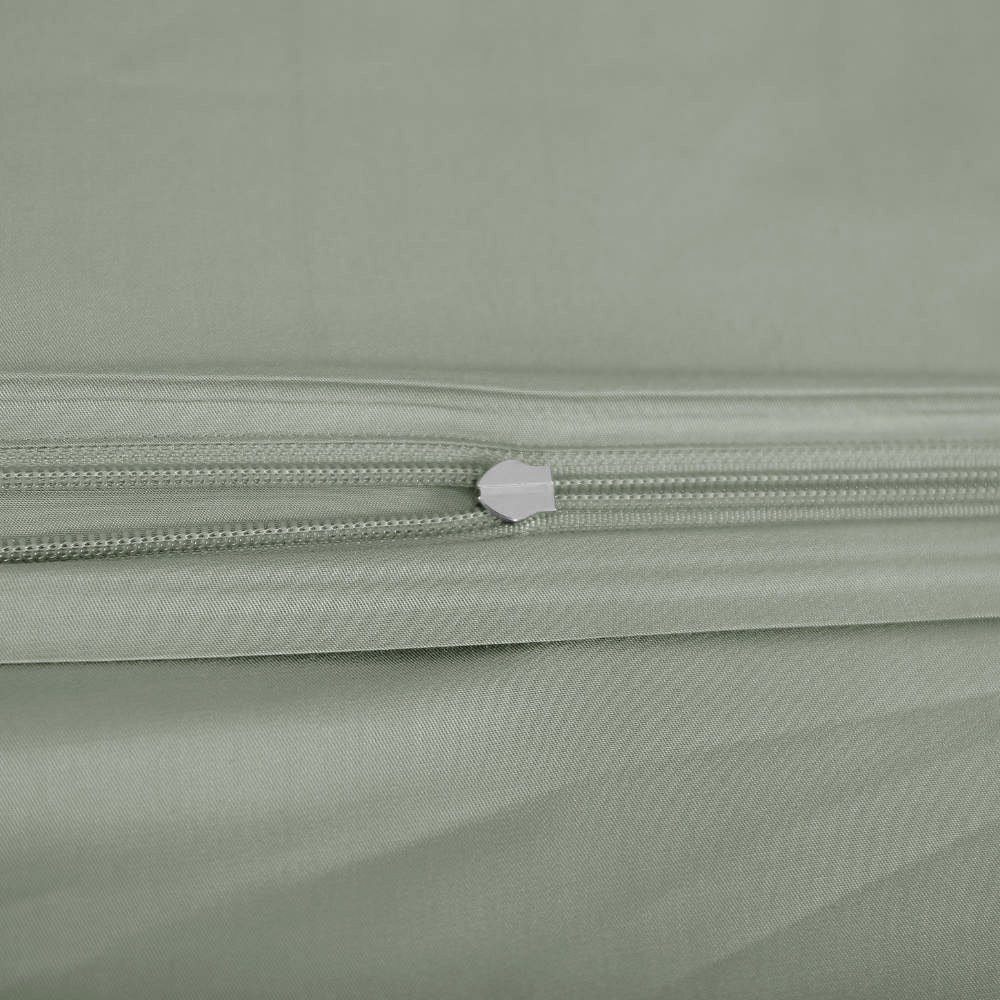 Bambusängkläder i olivgrönt från Bambuni