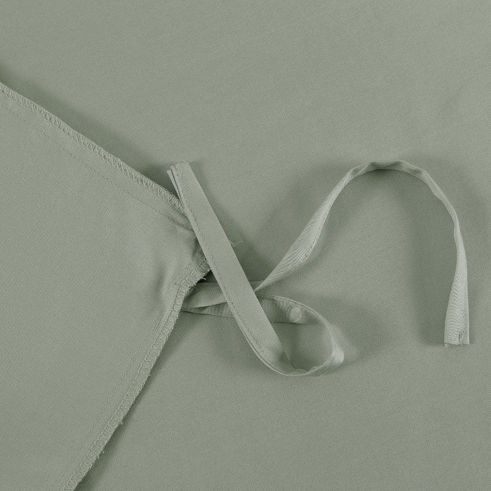 Bambusängkläder i olivgrönt från Bambuni