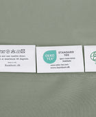 Bambusängkläder i olivgrönt från Bambuni