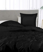 Svart bambusängkläder från Bambuni