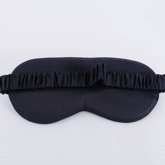 Svart bambu sömnmask