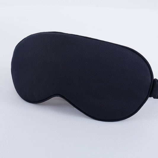 Svart bambu sömnmask