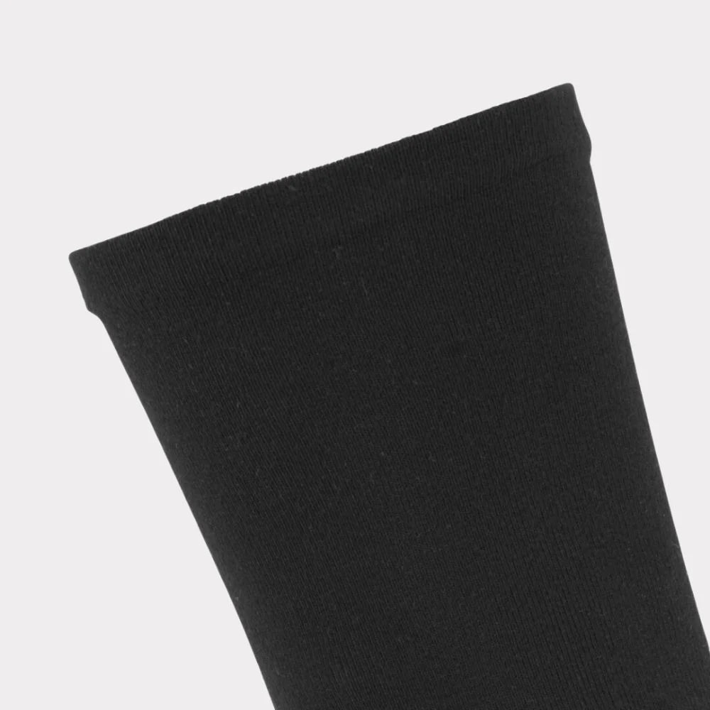 Svarta bambusockor utan resår för män, 10-pack