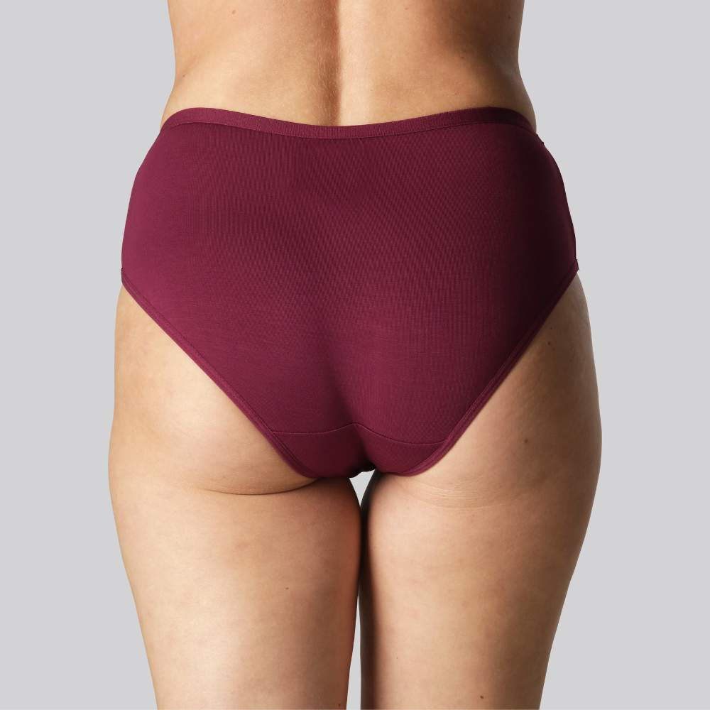 Taitrosor i bambu i vinrött