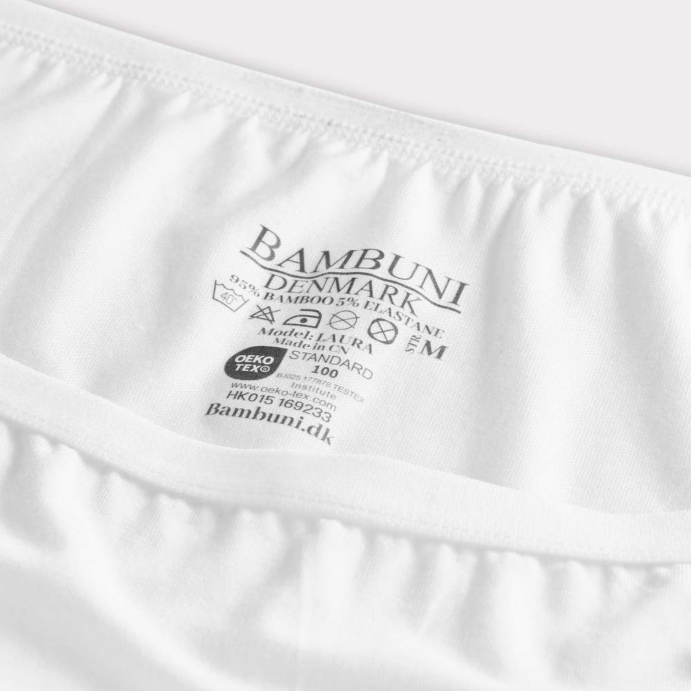 Vita taitrosor i bambu