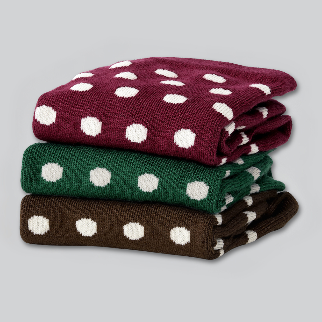 3-pack prickiga bambusockor för kvinnor