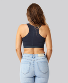 Bambus bh top i navy damer