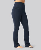 Bambus fitness pants i navy damer