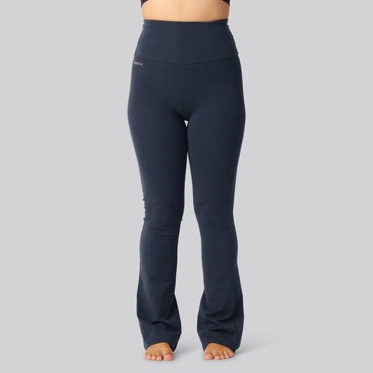 Bambus fitness pants navy damer