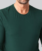 Bambus langærmet t-shirt grøn mand