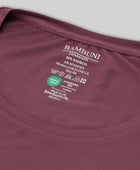 Bambus langærmet t-shirt i rose til damer carelabel