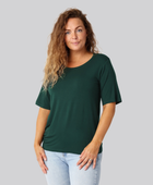 Bambus oversize t-shirt grøn damer
