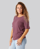 Bambus oversize t-shirt i rose damer