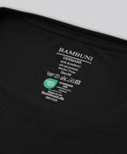 Bambus oversize t-shirt i sort til damer carelabel