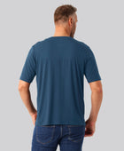 Bambus oversize t-shirt petroleumsblå