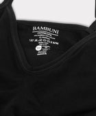 Bambus seamless bh m. smal strop i sort til damer carelabel