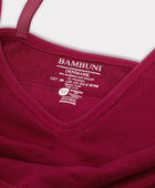 Bambus seamless bh smal strop bordeaux