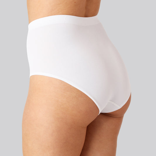 Bambus seamless maxi trusse hvid til damer