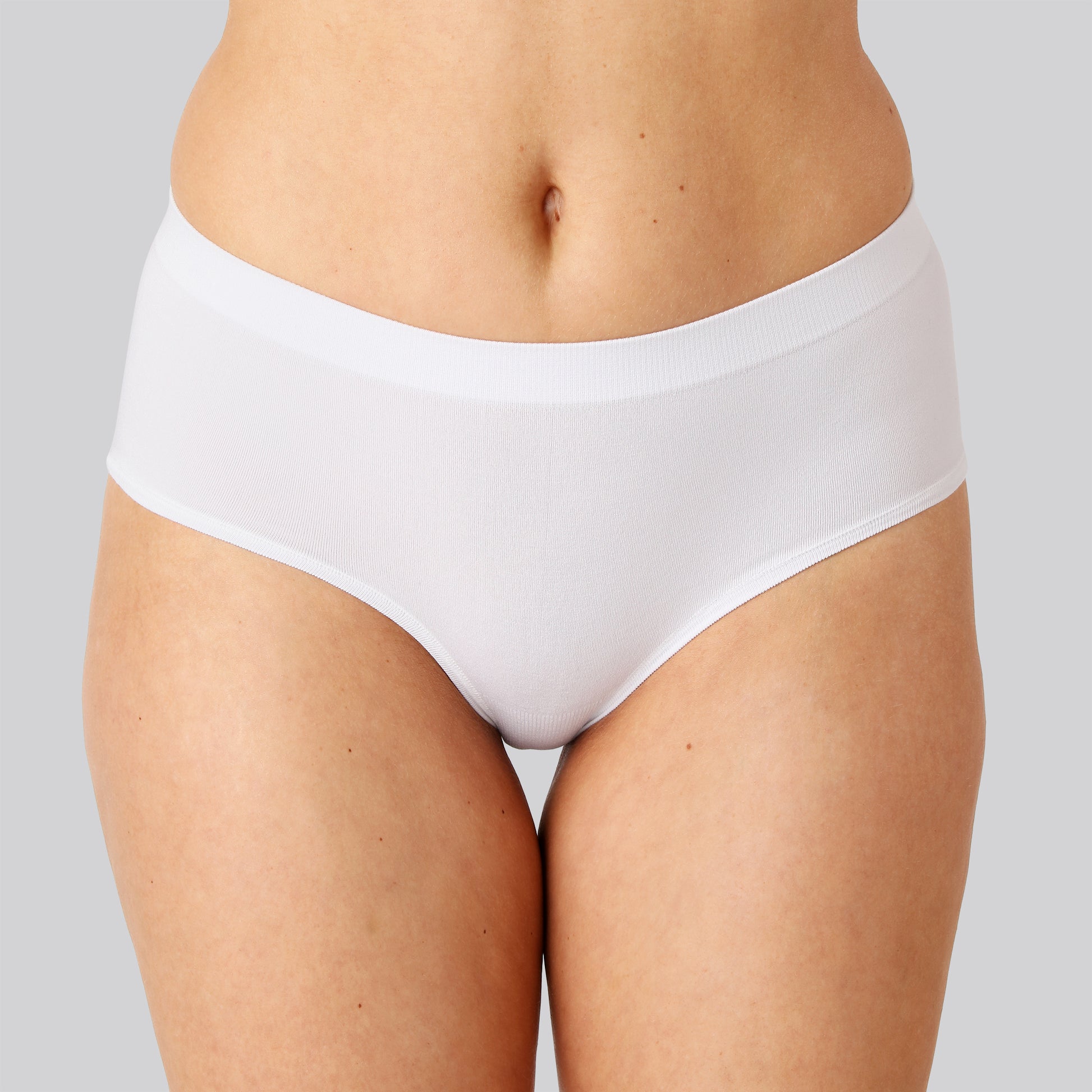 Bambus seamless tai trusse hvid til dame