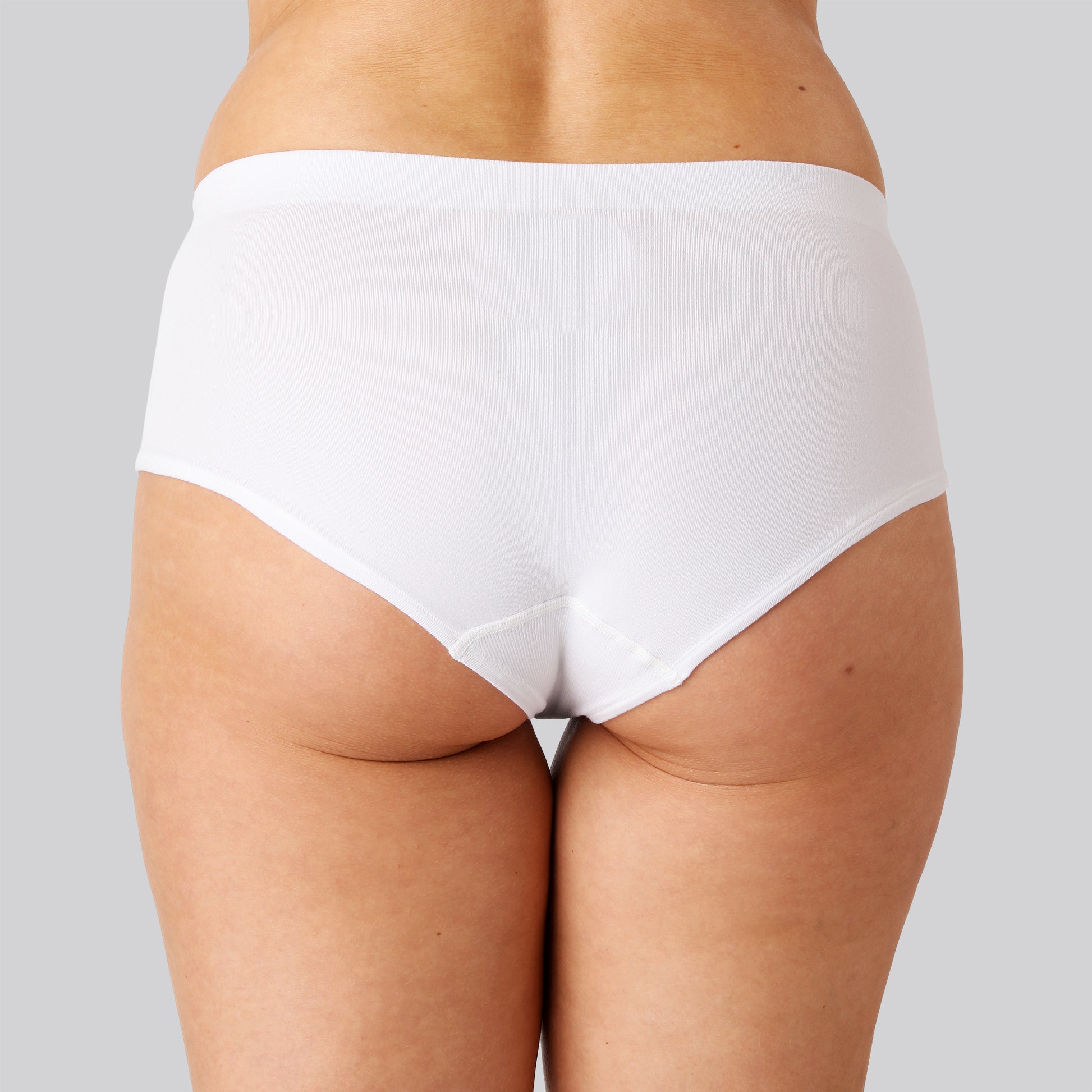 Bambus seamless tai trusse i hvid til damer