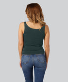 Grönt bambutopp med breda axelband