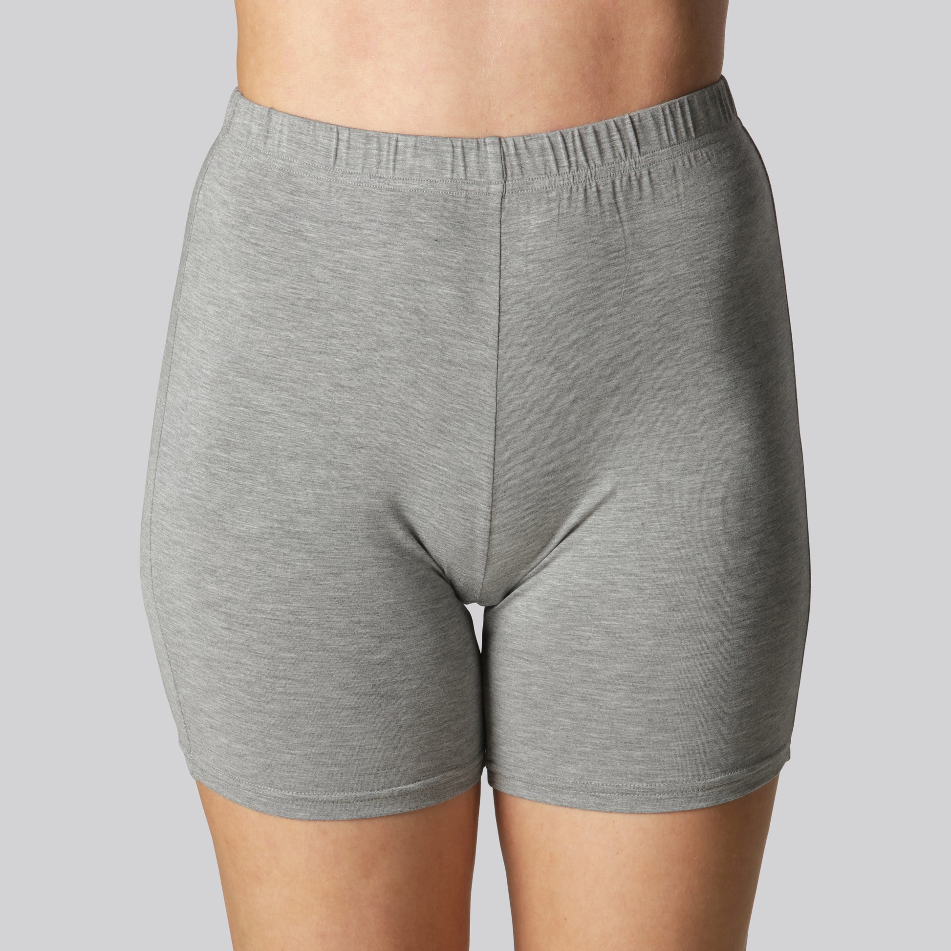 Ljusgrå innershorts i bambu för kvinnor