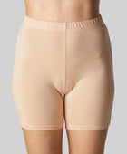 Beige korta bambushorts för kvinnor från Bambuni