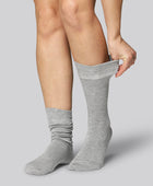 Bambusockor i grått för kvinnor