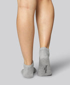 Ankelstrumpor i bambu i grått för kvinnor