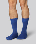 Bambusockor i kungligt blått för män