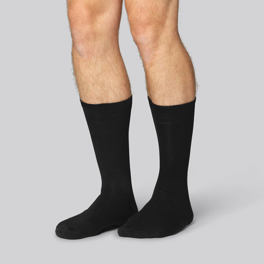 Svarta bambusockor för män