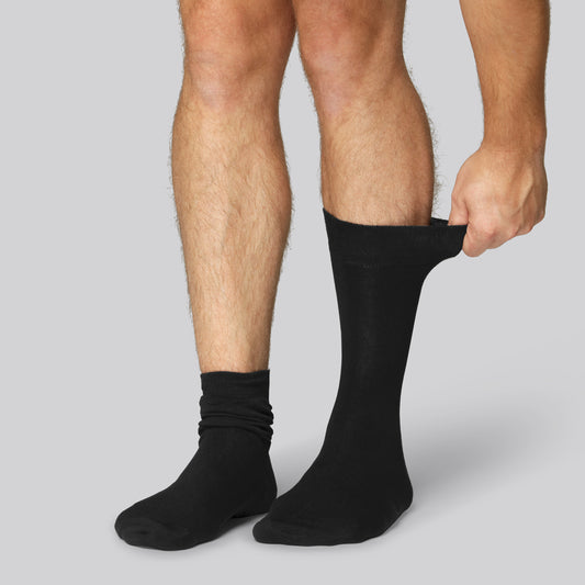 Svarta bambusockor för män