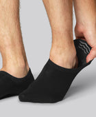 Svarta bambufotbollsstrumpor för män