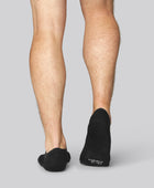 Svarta bambufotbollsstrumpor för män