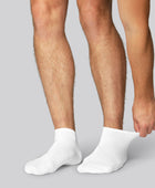 Vita bambusockor för män