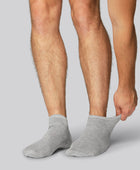 Ankelstrumpor i bambu i grått för män