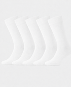 Vita bambusockor för kvinnor, 5-pack