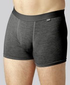 Bambutrosor i antracitgrå med antracitgrå resår för män