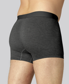 Bambutrosor i antracitgrå med antracitgrå resår för män