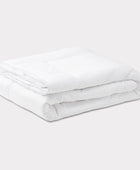 Bambuni dubbeltäcke i bambu i vitt